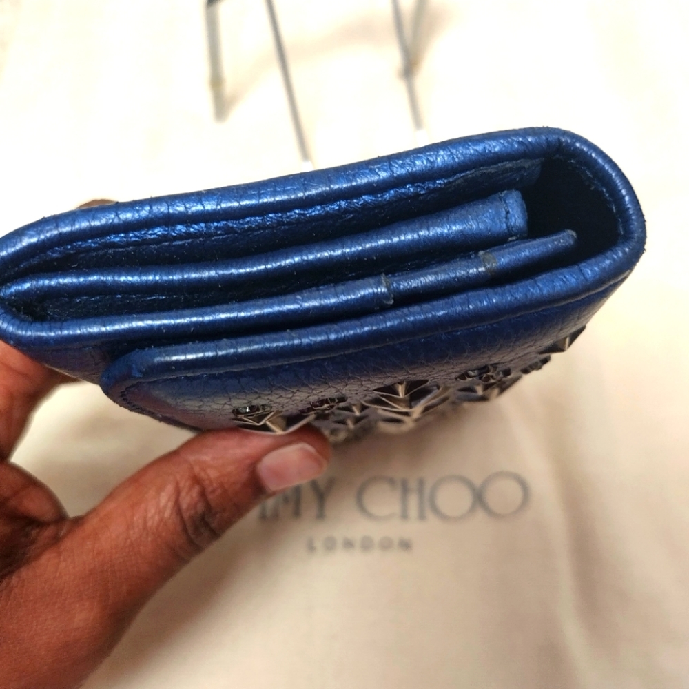 EUC Jimmy Choo Sophia Star Studded Wallet - Picture 11 of 17